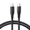 Joyroom Multi-Color Series S-A34 USB-C / USB-C PD 60W cable 1m - black Joyroom Multi-Color Series S-A34 USB-C / USB-C PD 60W cable 1m - black