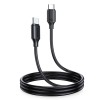 Joyroom Long-Lasting Series A9 USB-C / USB-C PD QC cable 60W 3A 1m - black Joyroom Long-Lasting Series A9 USB-C / USB-C PD QC cable 60W 3A 1m - black