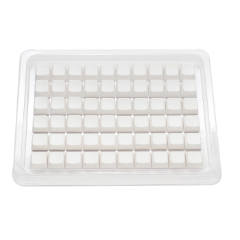 Ducky Blank white keycap set/ US/ PBT/ Non-printed/ Cherry profile Keycaps