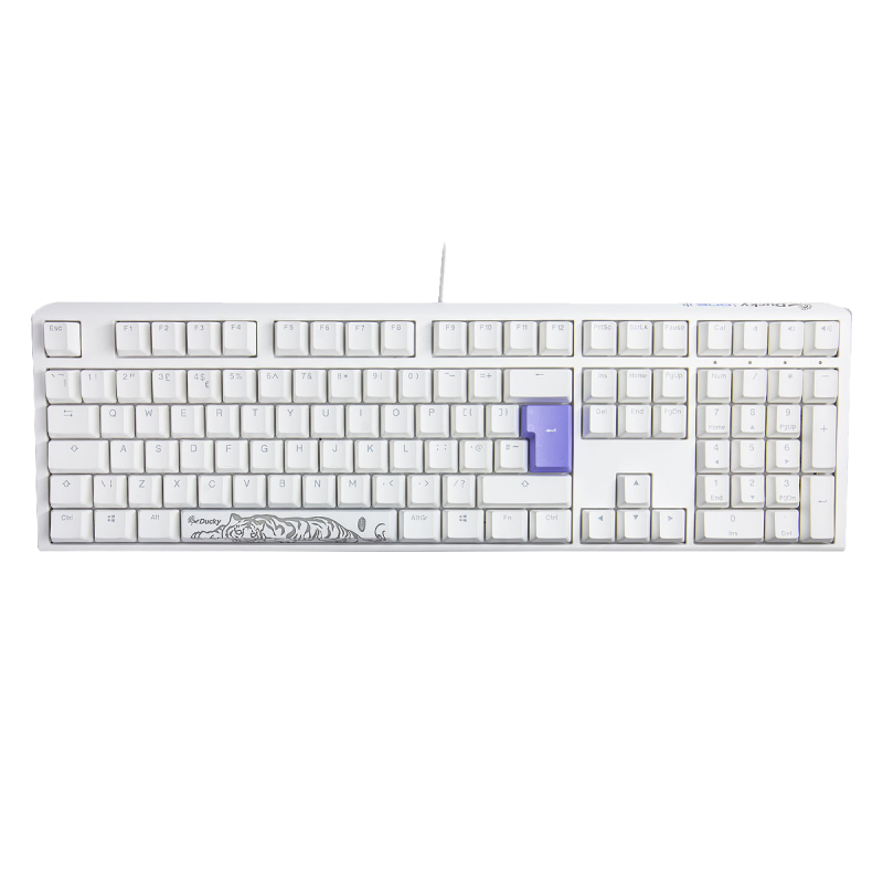 Ducky One 3 White Hot Swap (US) Full Size Cherry Red Switch RGB LED