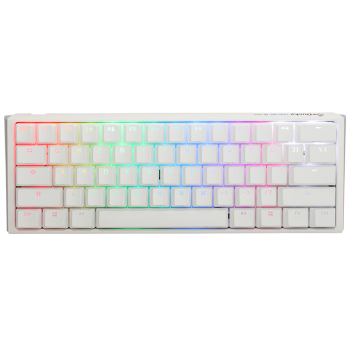 Ducky One 3 AURA WHITE (US) MINI Cherry SPEED SILVER Switch RGB LED