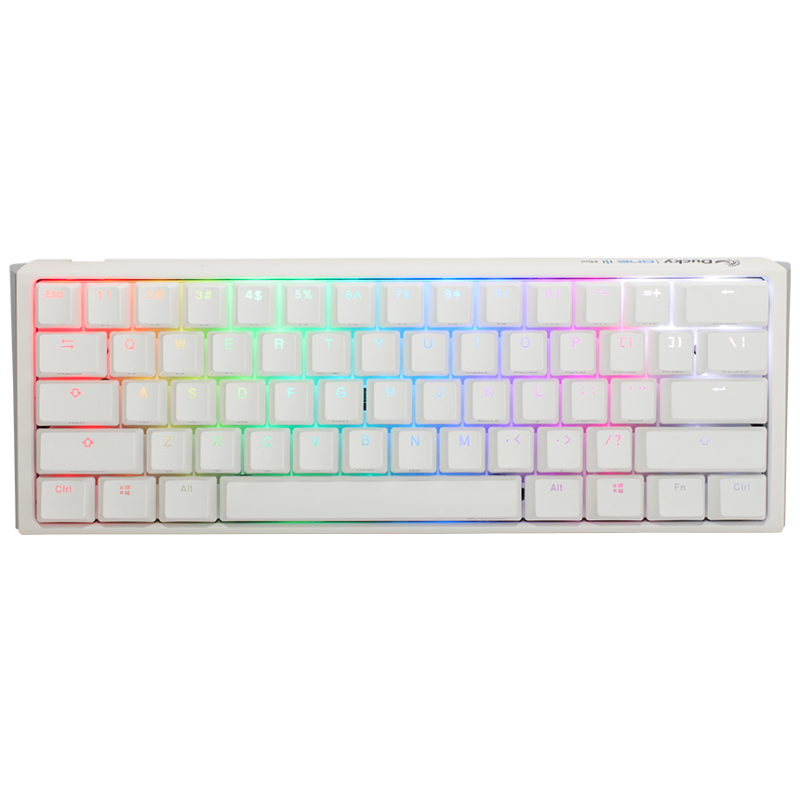 Ducky One 3 AURA WHITE (US) MINI Cherry SPEED SILVER Switch RGB LED Ducky One 3 AURA WHITE (US) MINI Cherry SPEED SILVER Switch RGB LED