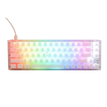 Ducky One 3 AURA WHITE (US) SF Cherry RED Switch RGB LED