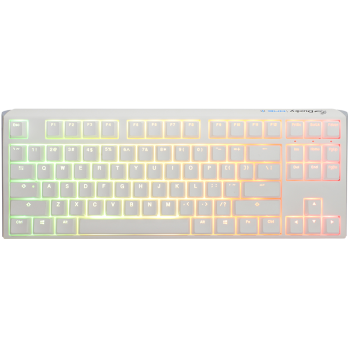 Ducky One 3 PURE WHITE (US) TKL Cherry BROWN Switch RGB LED