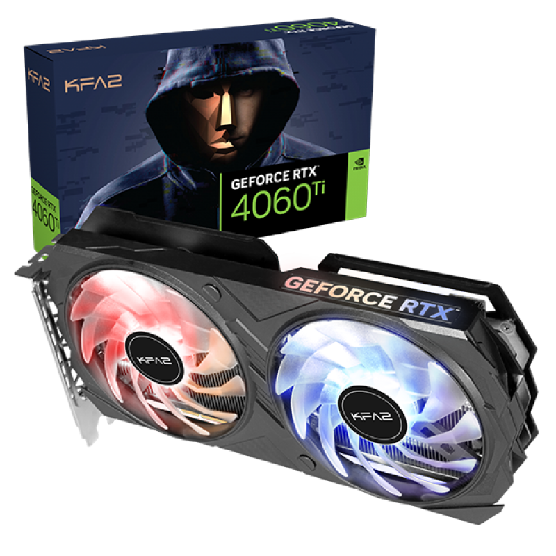 KFA2 GeForce RTX 4060 Ti EX1-Click OC 8GB GDDR6 KFA2 GeForce RTX 4060 Ti EX1-Click OC 8GB GDDR6