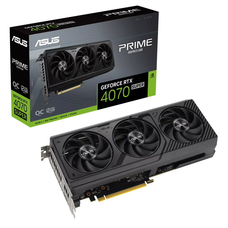 ASUS Prime GeForce RTX 4070 SUPER OC Edition 12GB GDDR6X