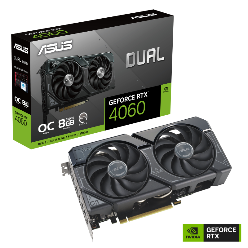 Asus GeForce RTX 4060 8GB DUAL OC Asus GeForce RTX 4060 8GB DUAL OC