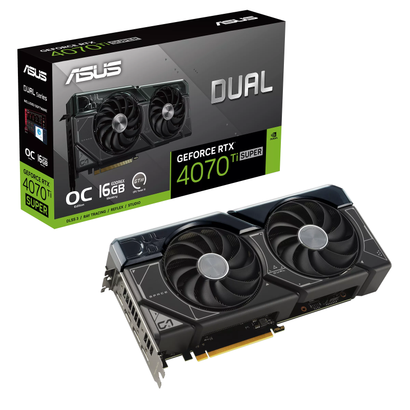 Asus GeForce RTX 4070 Ti Super 16GB DUAL OC