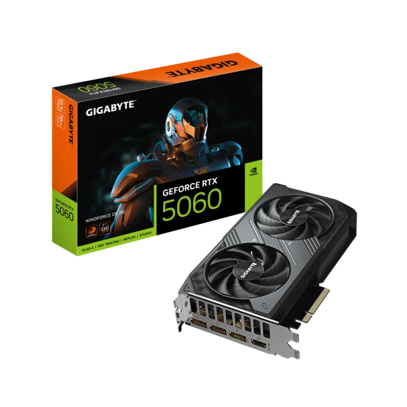 Gigabyte RTX5060 Windforce 8GB GDDR7 Gigabyte RTX5060 Windforce 8GB GDDR7