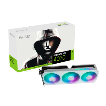 KFA2 GeForce RTX 4070 EX GAMER White 1-Click OC 12GB KFA2 GeForce RTX 4070 EX GAMER White 1-Click OC 12GB