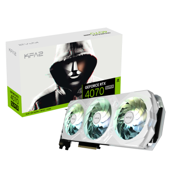 KFA2 GeForce RTX 4070 Super EX GAMER White 1-Click OC 12GB KFA2 GeForce RTX 4070 Super EX GAMER White 1-Click OC 12GB