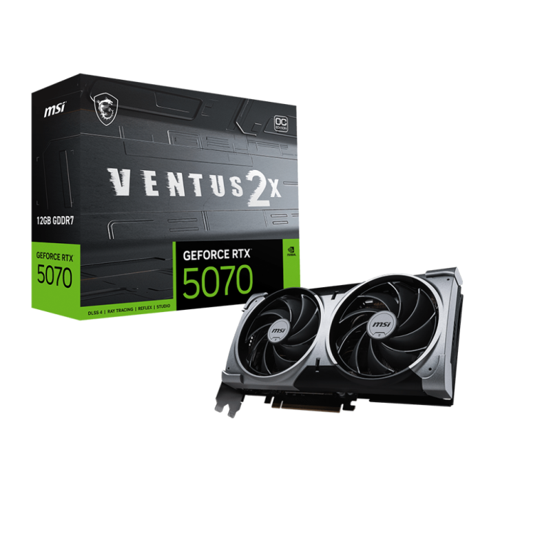 MSI RTX 5070 Ventus 2X OC 12GB MSI RTX 5070 Ventus 2X OC 12GB