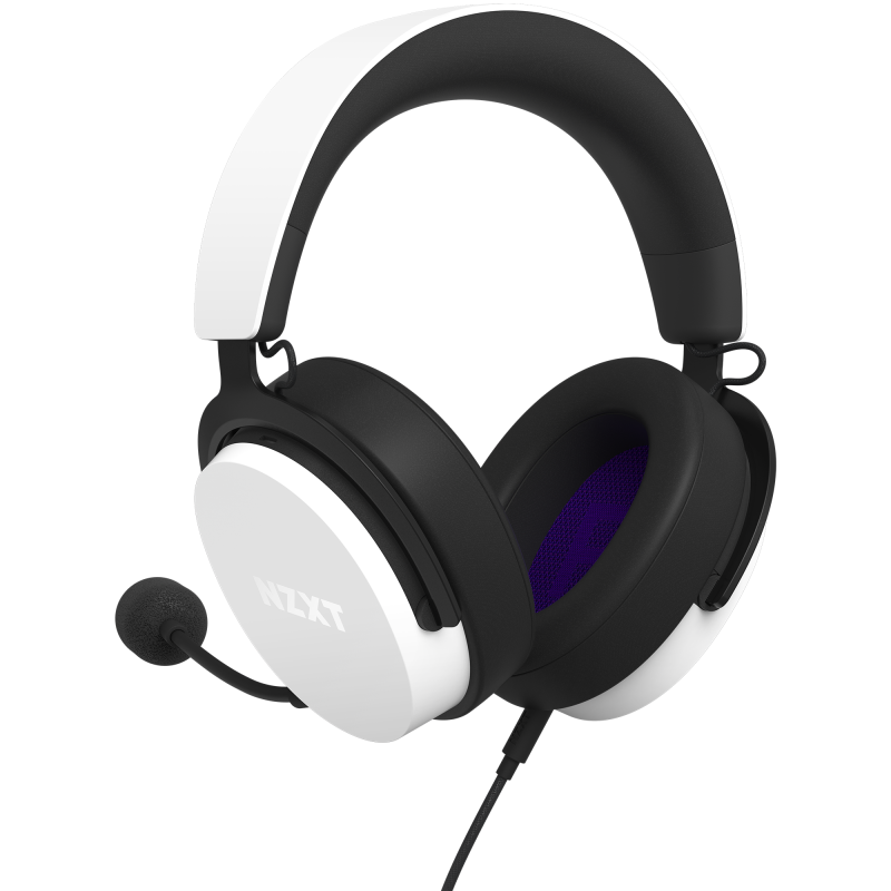 NZXT Relay Wired PC Gaming Headset White NZXT Relay Wired PC Gaming Headset White