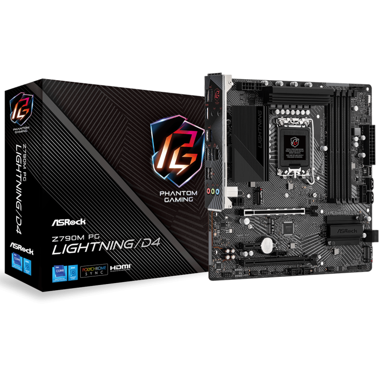 ASROCK Z790M PG LIGHTNING/D4 (1700) (D)