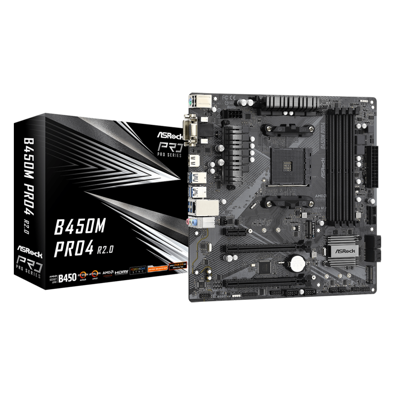 MB ASROCK B450M PRO4 R2.0