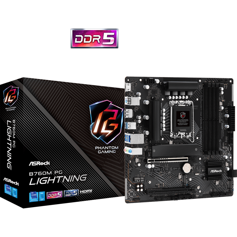 ASROCK B760m PG Lightning