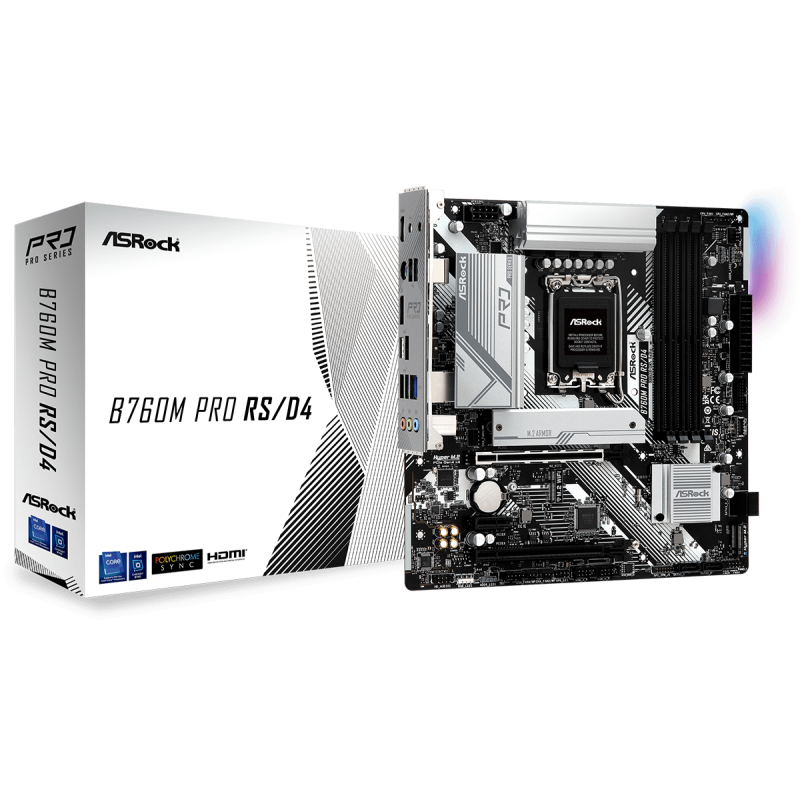 ASROCK B760M PRO RS/D4 (1700) (D) ASROCK B760M PRO RS/D4 (1700) (D)