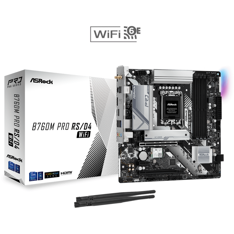 ASROCK B760M PRO RS/D4 WIFI (1700) (D)