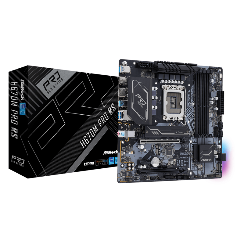 MB ASRock H670M Pro RS