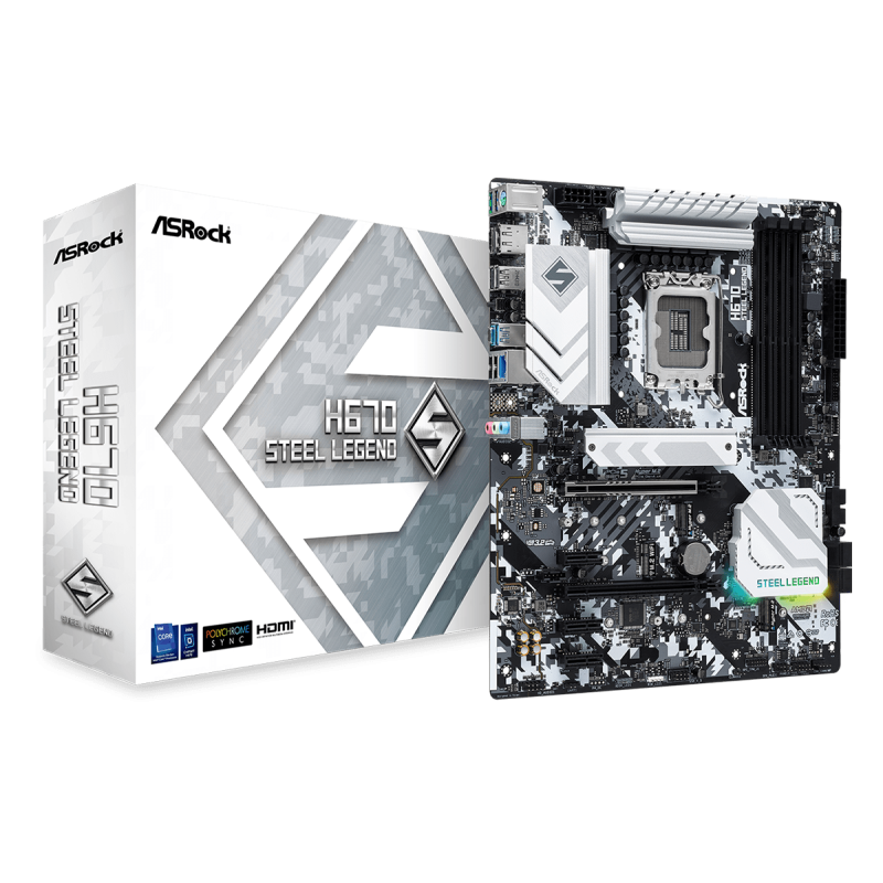 MB ASROCK H670 STEEL LEGEND MB ASROCK H670 STEEL LEGEND