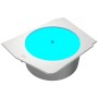 Cougar FV270 ROTATING PLATFORM White