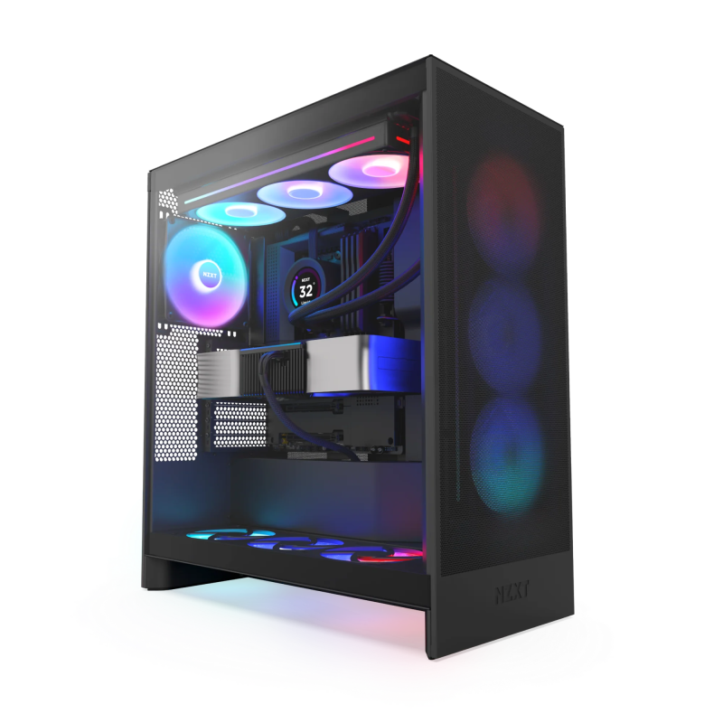 NZXT H7 Flow RGB 2024 Black NZXT H7 Flow RGB 2024 Black