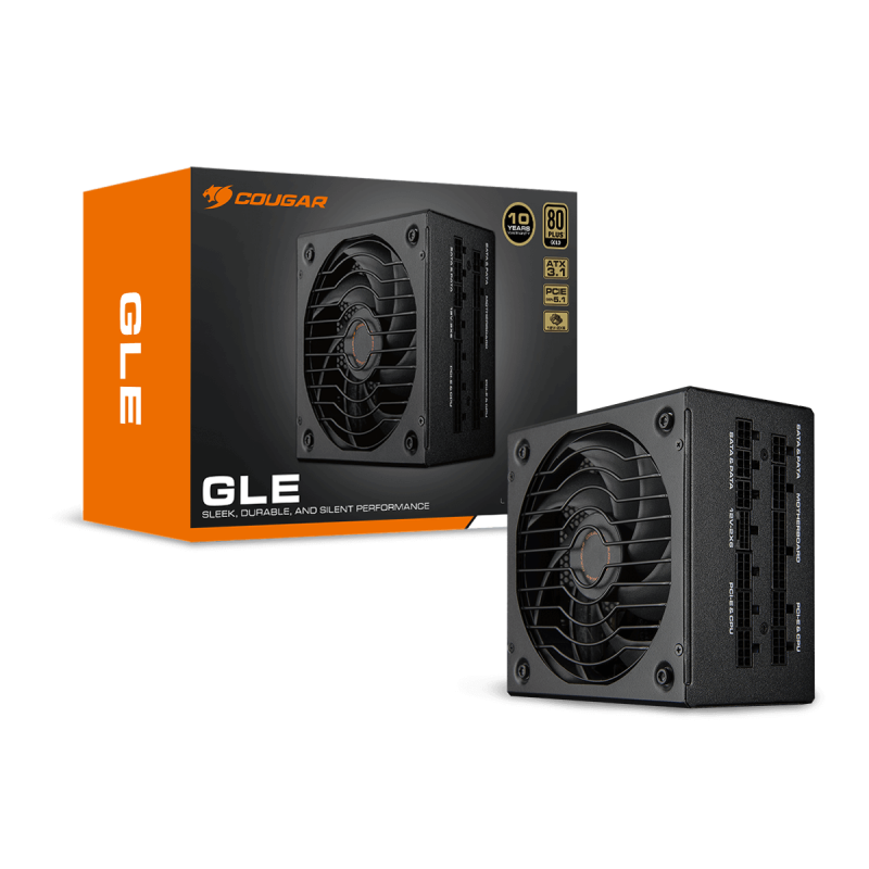 Cougar GLE 1200 watt Gold Fully Modular Power Supply Cougar GLE 1200 watt Gold Fully Modular Power Supply