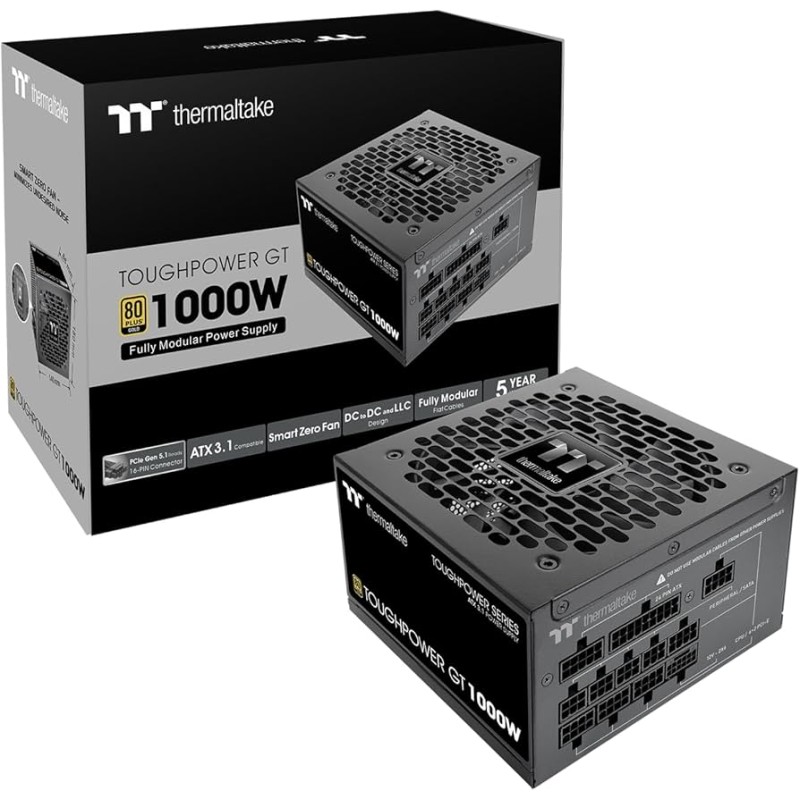 Thermaltake Toughpower GT 1000W ATX3.1 GEN5 80+ Gold