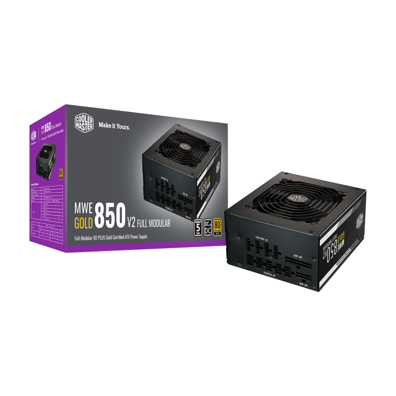 CoolerMaster PSU MWE Gold 850W V2 ATX 3.0 Ready 80+Gold CoolerMaster PSU MWE Gold 850W V2 ATX 3.0 Ready 80+Gold