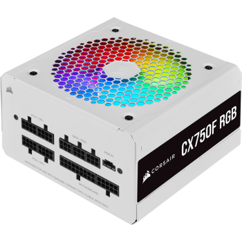 PSU NETZTEIL CORSAIR 750W CX750F 80+ BRONZE RGB WHITE PSU NETZTEIL CORSAIR 750W CX750F 80+ BRONZE RGB WHITE