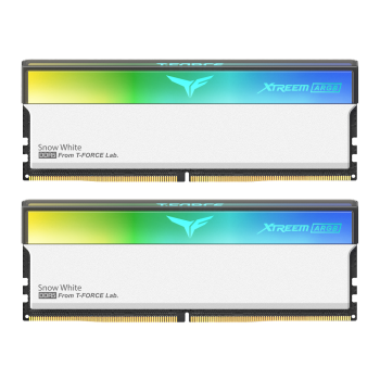 TEAM GROUP T-FORCE XTREEM 32GB DDR5 ARGB 6000MHz Kit White TEAM GROUP T-FORCE XTREEM 32GB DDR5 ARGB 6000MHz Kit White