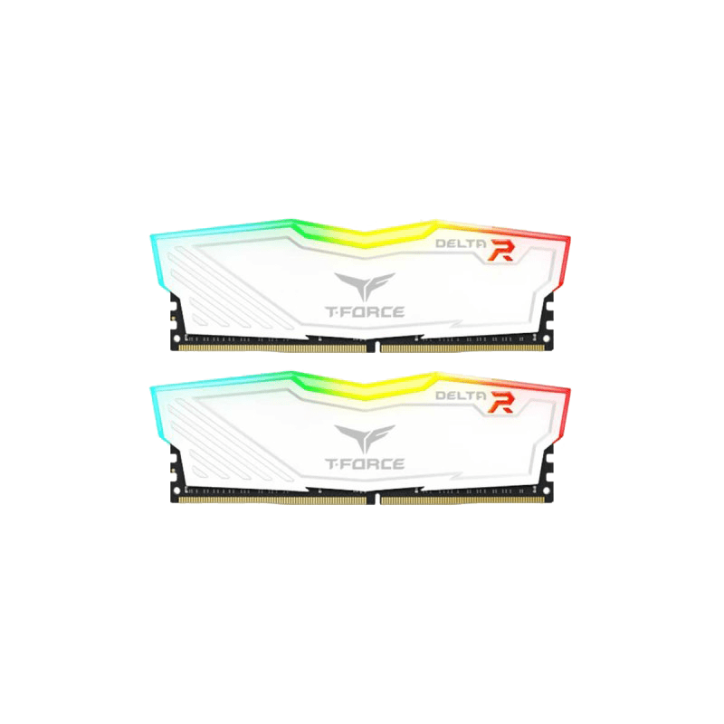 TEAM GROUP DELTA RGB DDR4 2X8GB 3600 WHITE TEAM GROUP DELTA RGB DDR4 2X8GB 3600 WHITE