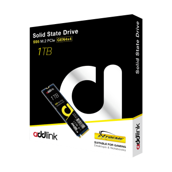 ADDLINK 1TB s95 M.2 2280 PCIe GEN4X4 NVMe 1.4 ( Upto R:7200 , W:6000) WITH DRAM