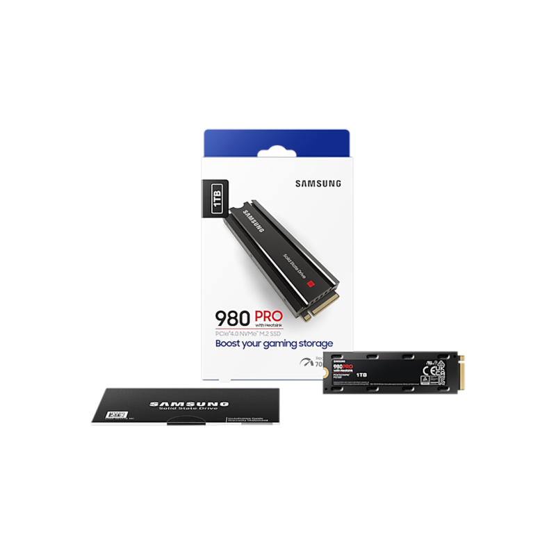 Samsung 980 Pro M.2 1TB NVMe PCIe 4.0 x4 with Heatsink Samsung 980 Pro M.2 1TB NVMe PCIe 4.0 x4 with Heatsink