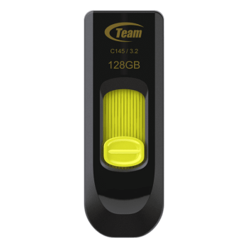TEAM FORCE C145 3.2(3.1/3.0) FLASH DRIVE 128GB YELLOW TEAM FORCE C145 3.2(3.1/3.0) FLASH DRIVE 128GB YELLOW
