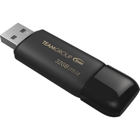 TEAM GROUP C175 3.2(3.1/3.0) FLASH DRIVE 32GB BLACK TEAM GROUP C175 3.2(3.1/3.0) FLASH DRIVE 32GB BLACK