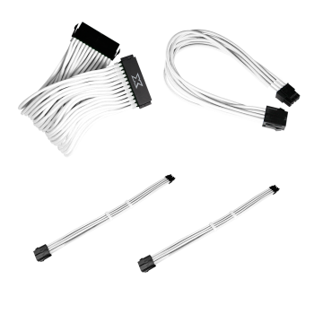 White Sleeved Cables SET White Sleeved Cables SET