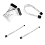 White Sleeved Cables SET