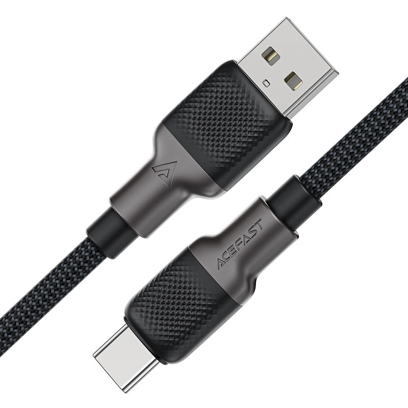 Acefast C10-04 USB-A to USB-C silicone braid charging data cable Acefast C10-04 USB-A to USB-C silicone braid charging data cable