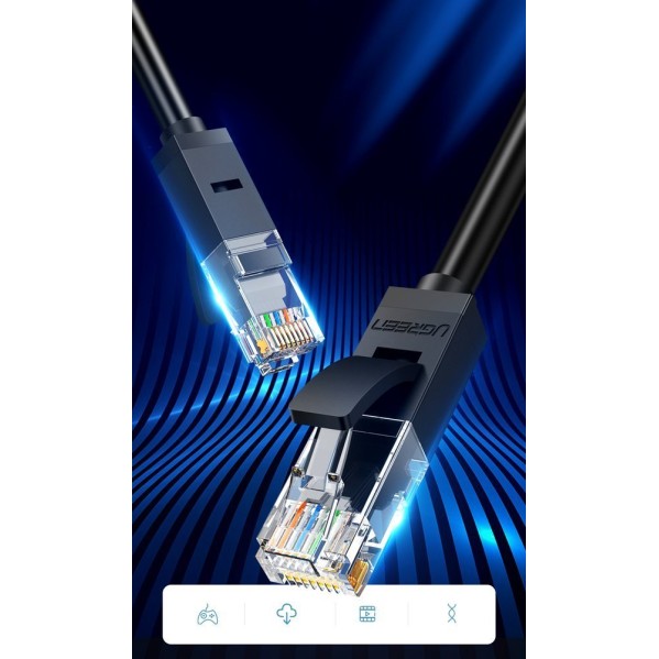 Ugreen cable internet network cable Ethernet patchcord RJ45 Cat 6 UTP 1000Mbps 2m black (20160) Ugreen cable internet network cable Ethernet patchcord RJ45 Cat 6 UTP 1000Mbps 2m black (20160)