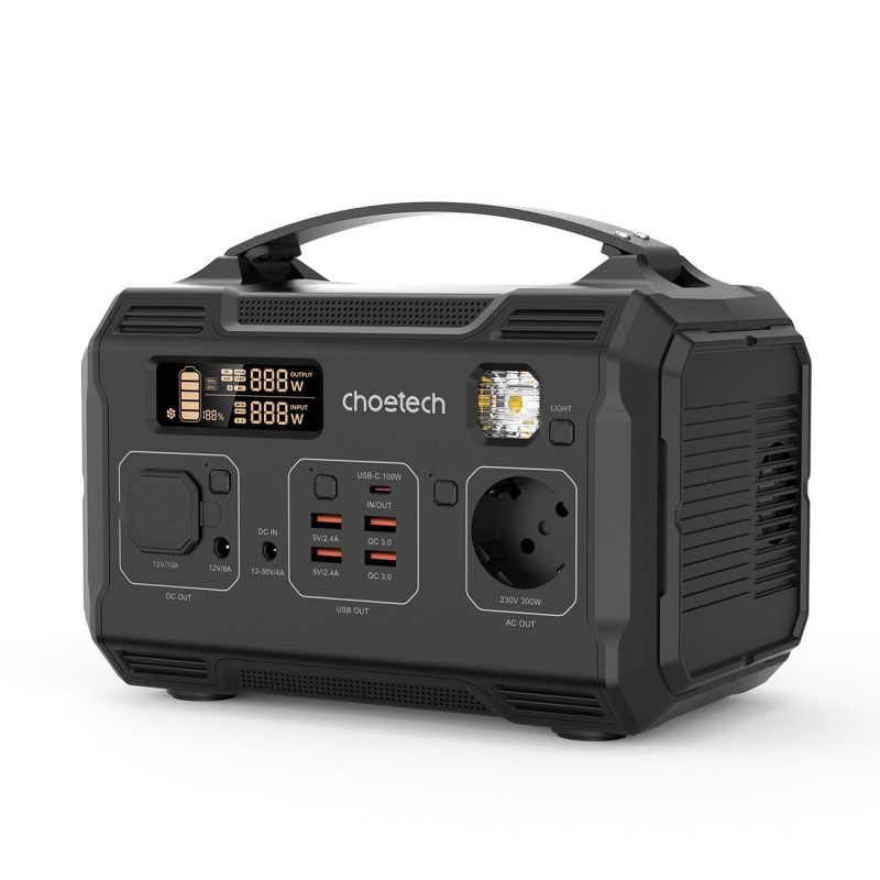 Choetech portable power bank 281Wh 300W black (BS002-V2) Choetech portable power bank 281Wh 300W black (BS002-V2)