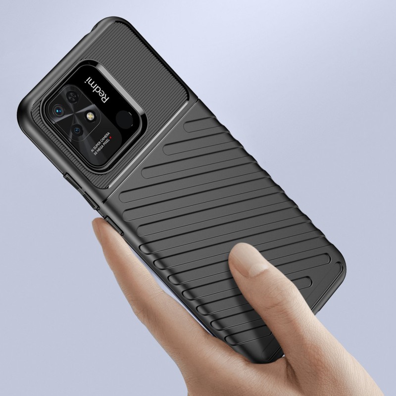 Thunder Case Flexible armored cover for Xiaomi Redmi 10C black Thunder Case Flexible armored cover for Xiaomi Redmi 10C black