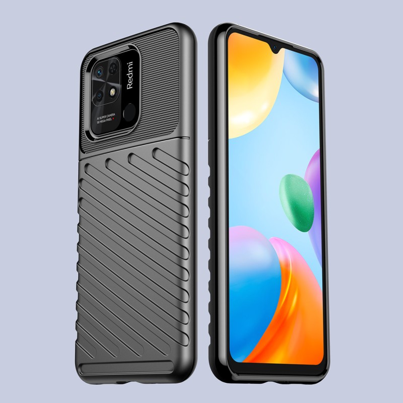 Thunder Case Flexible armored cover for Xiaomi Redmi 10C black Thunder Case Flexible armored cover for Xiaomi Redmi 10C black