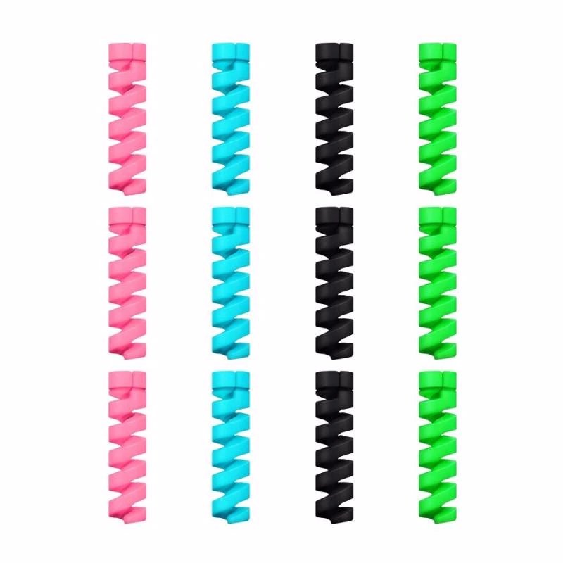 Cable cover (4 pcs) spring protection against plug damage (random colors) Cable cover (4 pcs) spring protection against plug damage (random colors)