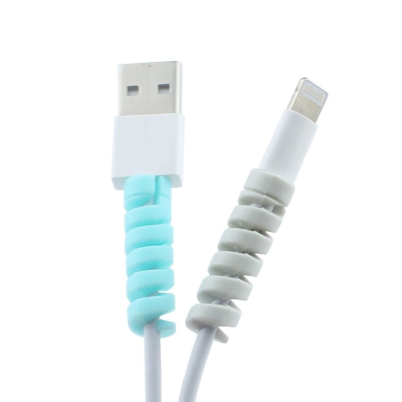 Cable cover (4 pcs) spring protection against plug damage (random colors) Cable cover (4 pcs) spring protection against plug damage (random colors)