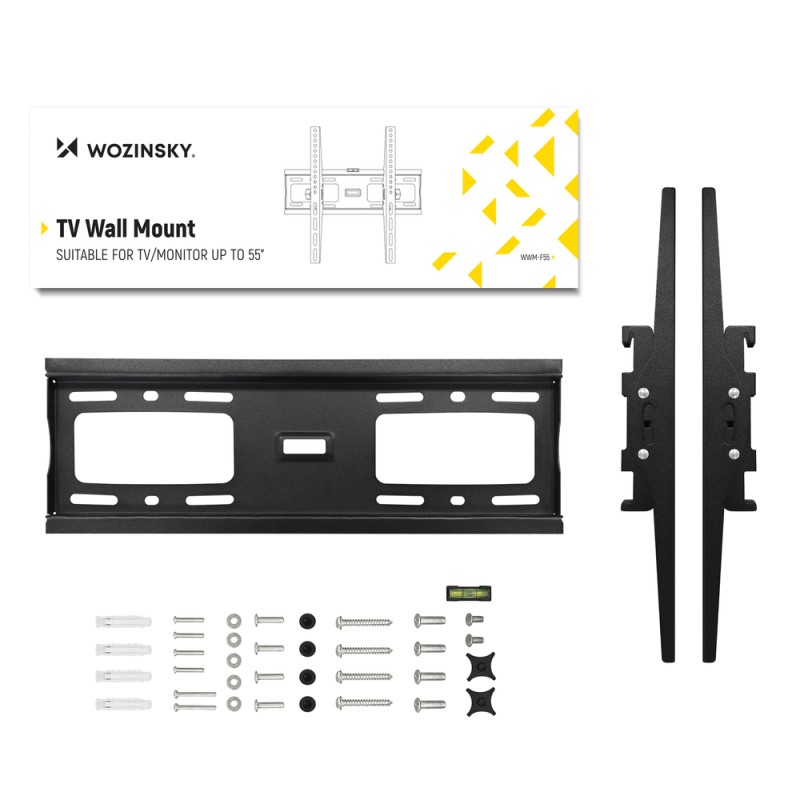Wozinsky TV mount max 55`` / 45kg on the wall with adjustable tilt angle VESA 100x100mm / 400x400mm Wozinsky TV mount max 55`` / 45kg on the wall with adjustable tilt angle VESA 100x100mm / 400x400mm