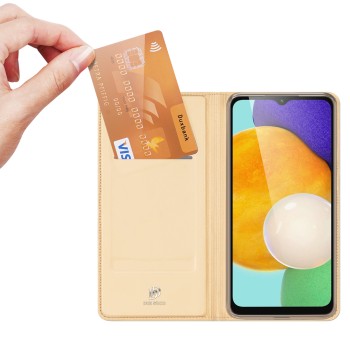 Dux Ducis Skin Pro Bookcase type case for Samsung Galaxy A13 5G golden