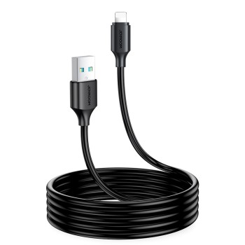 Joyroom USB Charging / Data Cable - Lightning 2.4A 2m Black (S-UL012A9)