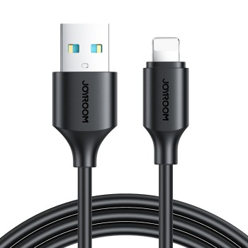 Joyroom USB Charging / Data Cable - Lightning 2.4A 2m Black (S-UL012A9)