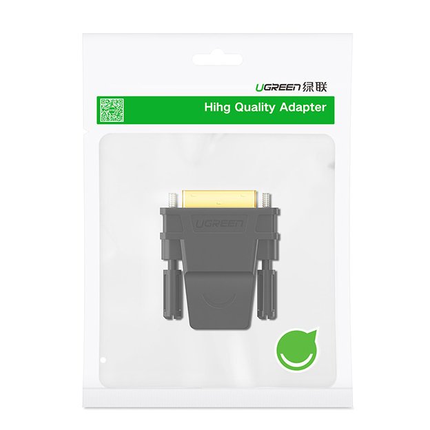 Ugreen HDMI adapter (female) - DVI 24 + 1 (male) FHD 60 Hz black (20124) Ugreen HDMI adapter (female) - DVI 24 + 1 (male) FHD 60 Hz black (20124)